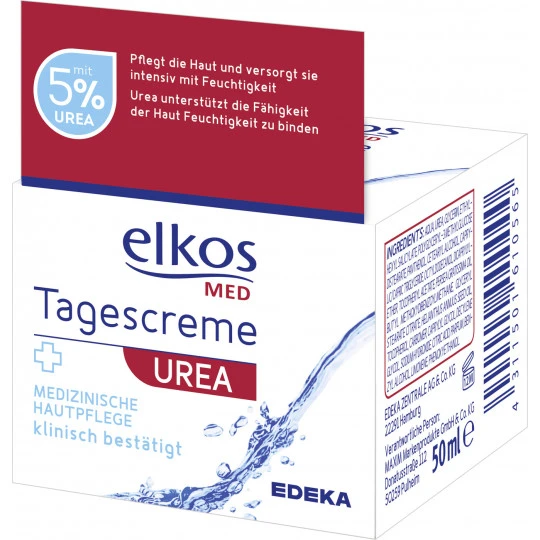 Elkos Med Tagescreme + Urea 50ML 1